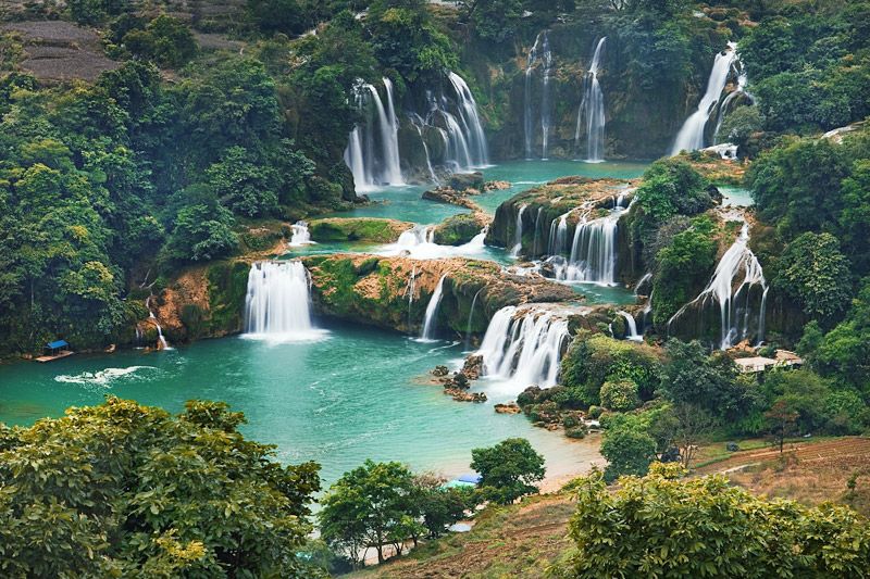 Ban Gioc Waterfall Motorbike route